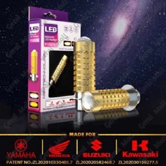 Lampu LED Utama Motor D2 H6 Laser Supersonic Headlamp AC DC MotoLED