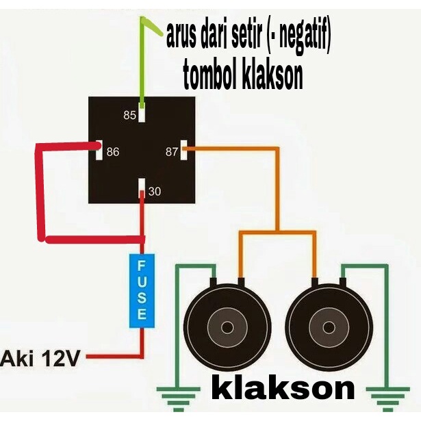 KLAKSON KEONG TRUK MERK TMC 24 VOLT KOMPLIT GRATIS RELAY 24 VOLT TRUCK BUS TRONTON