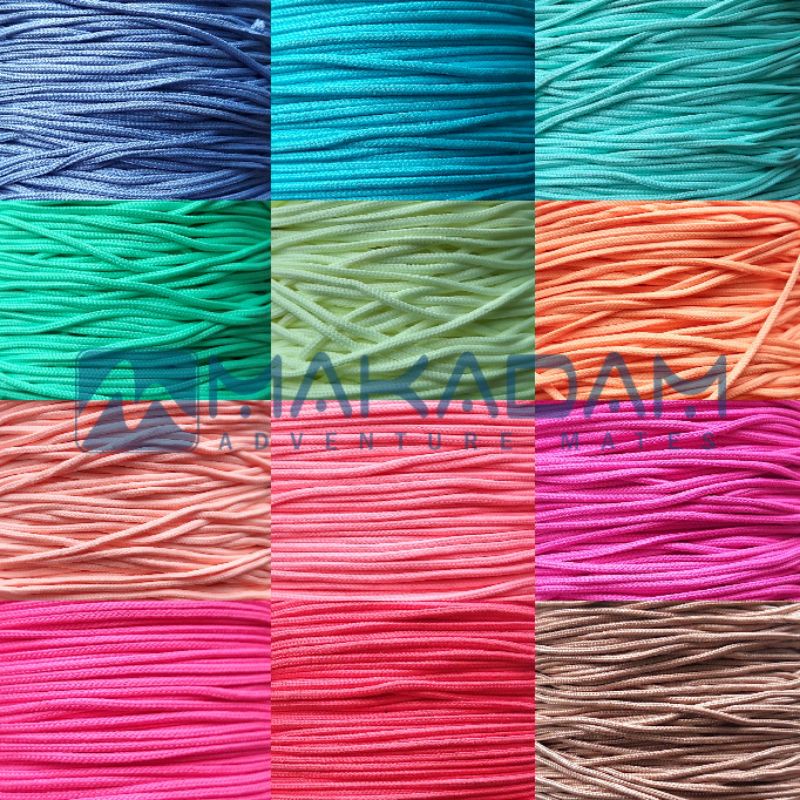 Tali prusik  paracord 1.5mm gelang gunung