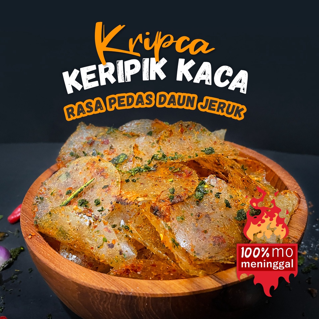 

Yasnack Keripik Kaca Pedas Daun Jeruk, Kripca 1/4 kg, 250 gr