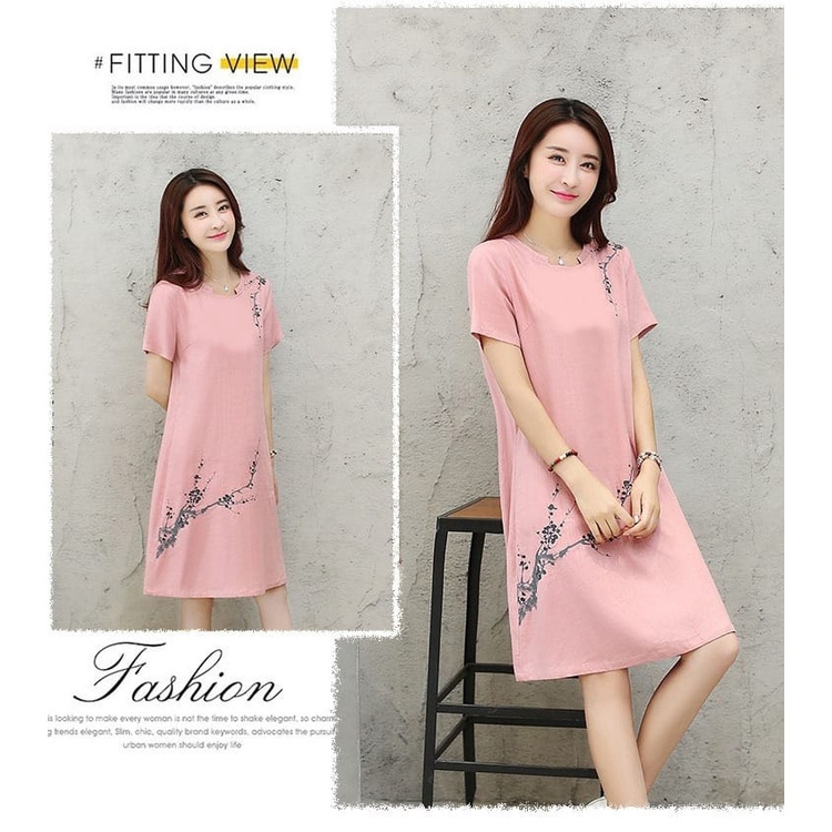 [UNI 014] DRESS WANITA | BAJU TERUSAN | PAKAIAN WANITA | FASHION KOREA