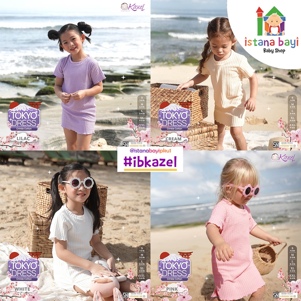 Kazel Tokyo Dress - Dress Anak 1-6 Tahun