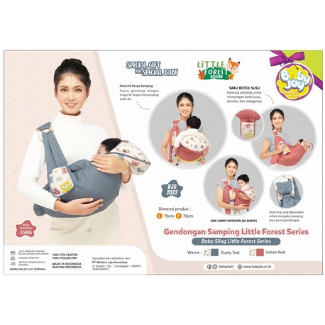 Baby Joy Gendongan Samping Little Forest Series - BJG2022