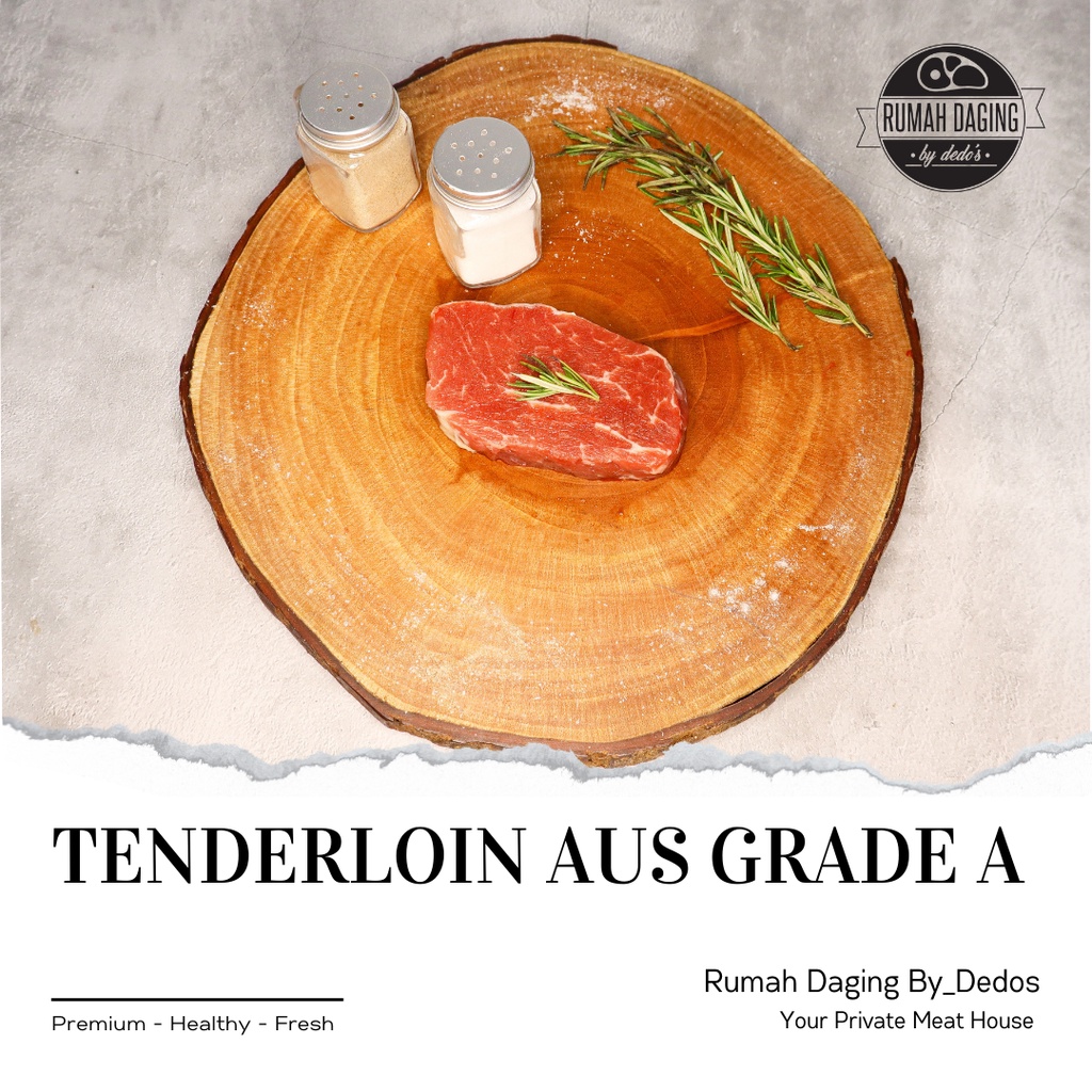 

TENDERLOIN AUS GRADE A 150gr | DAGING STEAK TENDERLOIN AUSTRALIA