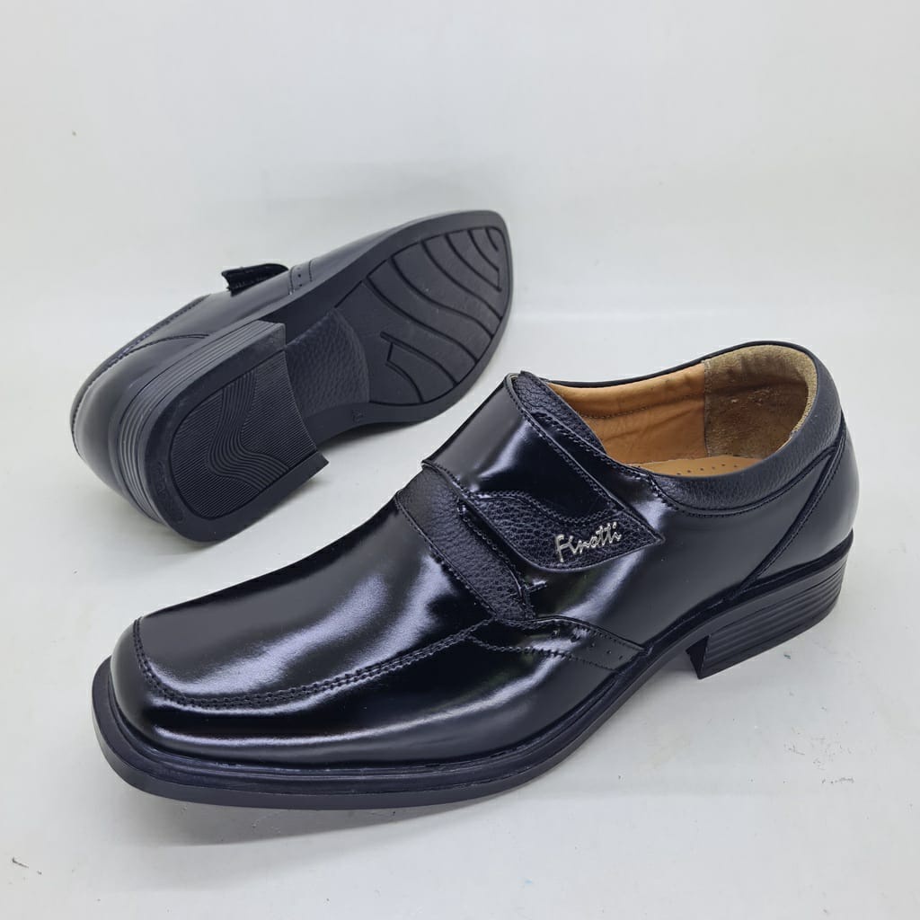 Finotti 8908 Sepatu Pantofel Pria Premium / Sepatu Kantor Kulit Asli Original Cowok / Sepatu Kerja L