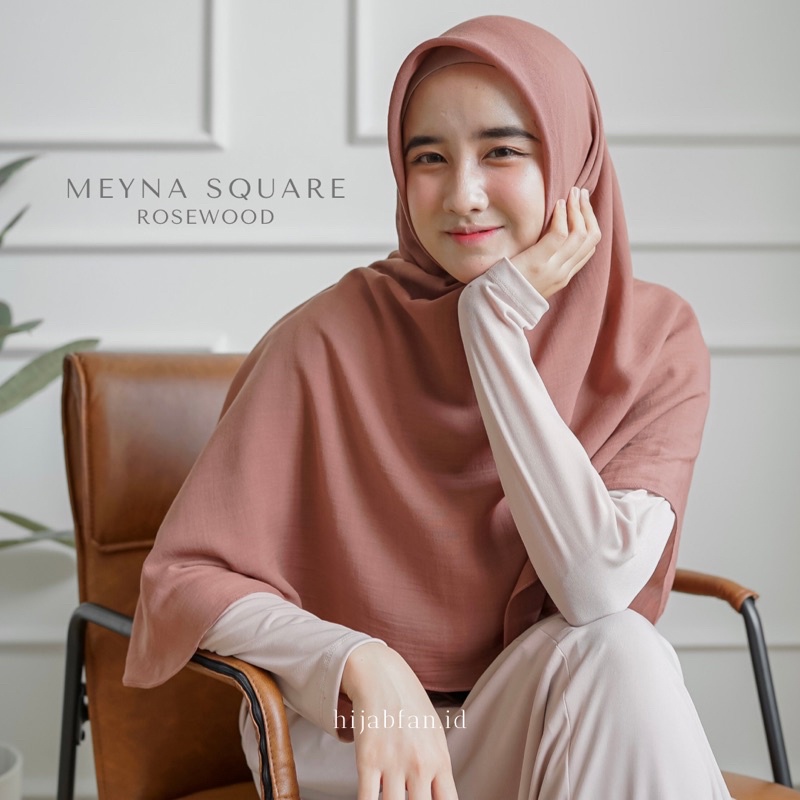 Jual MEYNA SQUARE - VOAL MALAY ROSEWOOD | Shopee Indonesia