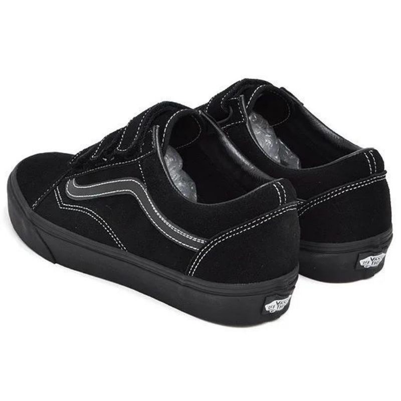 Vans Velcro Classic Black Black White Original