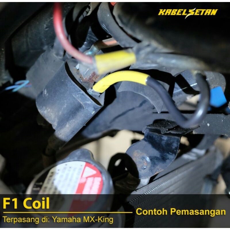 KABEL SETAN F1 KOIL COIL + NEGATIF N2B ORIGINAL