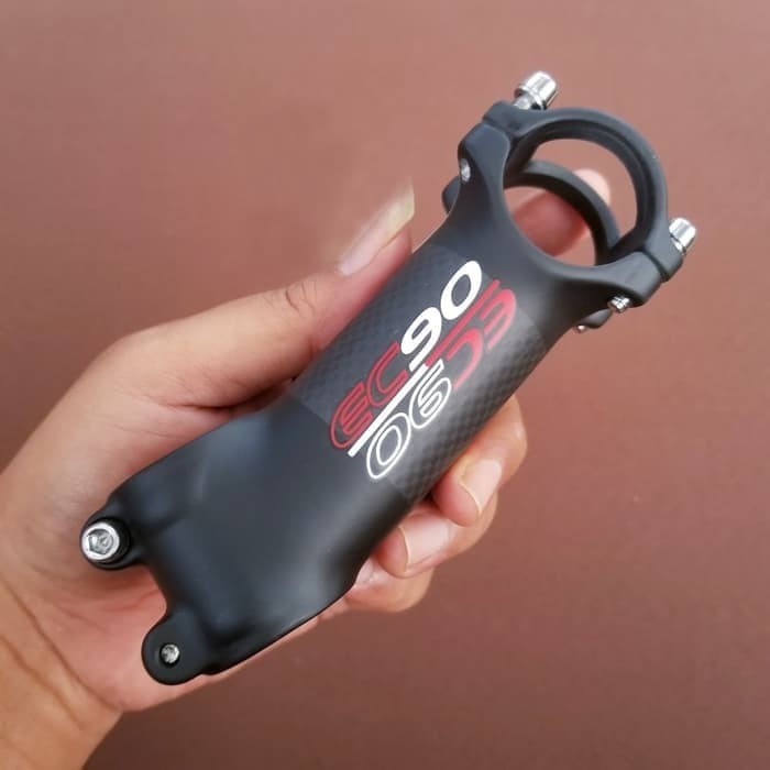 Stem Carbon EC90 100mm 17 derajat sepeda MTB Roadbike