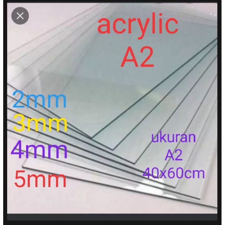 Acrylic lembaran/akrilik potongan/akrilik custom A2