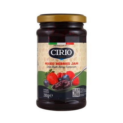 

Cirio Mixed Berries Jam 280gr / Selai Buah