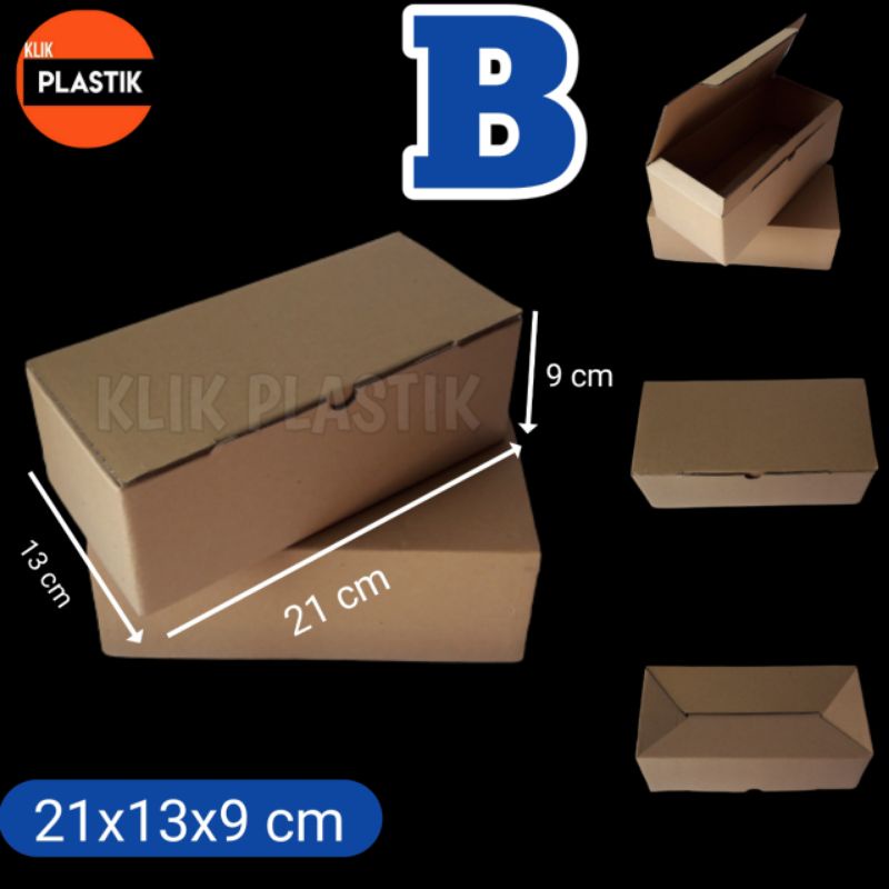 

KARDUS B COKLAT 21×13×9cm KOTAK KARTON BOX DUS SEPATU POLOS PACKING HP