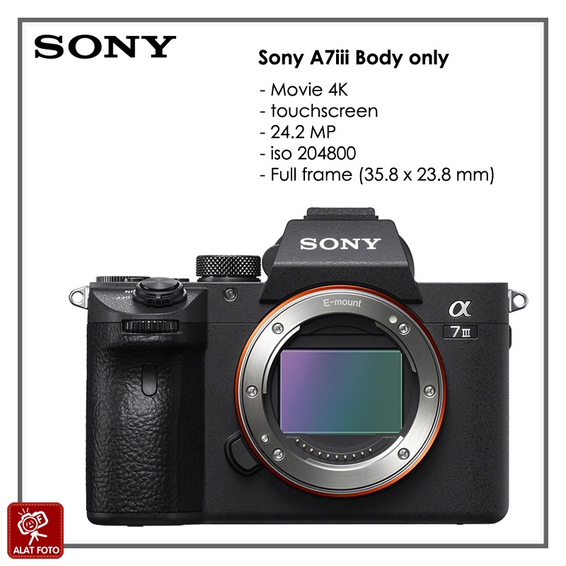 SONY ALPHA A7 III / SONY A7 MARK III BODY ONLY GARANSI RESMI SONY