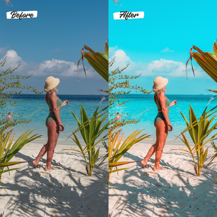 Lightroom Preset Summer Holiday Dekstop and Mobile (IOS/Android)