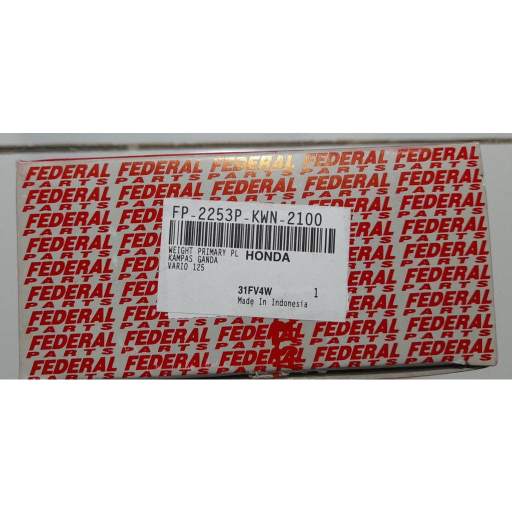 Kampas Kopling Ganda + Plat Weight Set Clutch Assy Federal Vario 125 FP 2253P KWN 2100