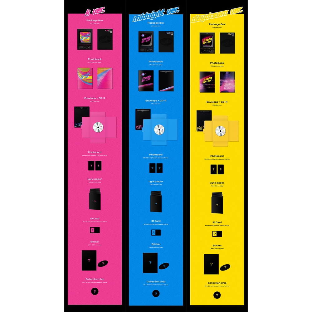 Kep1er - 3rd Mini Album TROUBLESHOOTER (online POB)