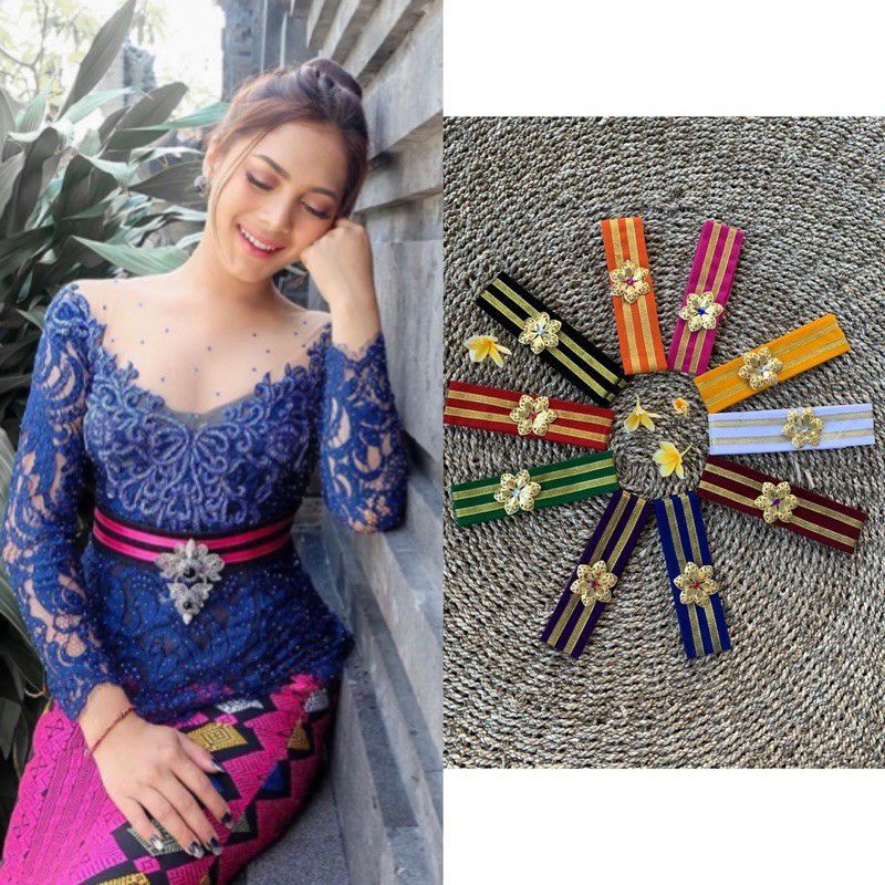 Ikat Pinggang Wanita free Bros OBI BLUDRU Obi Kebaya/Obi Bali