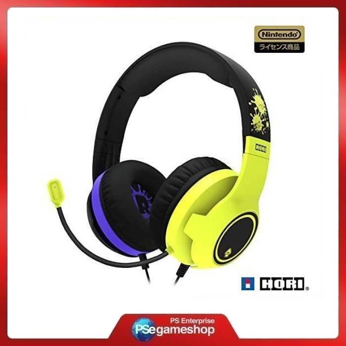 Hori Gaming Headset Splatoon 3 for Nintendo Switch NSW-406