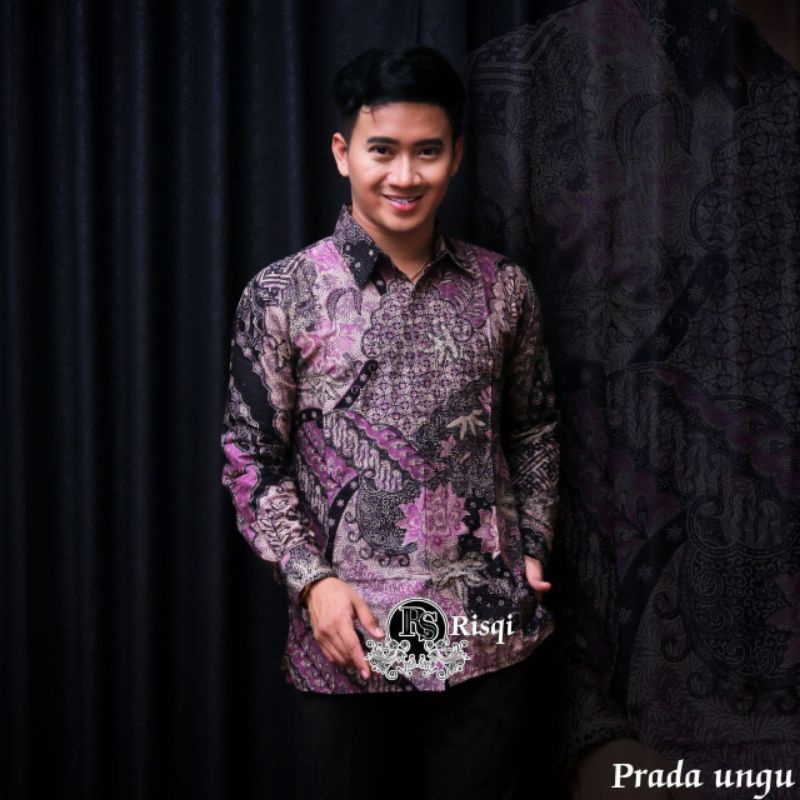 Batik Kemeja Pria Lengan Panjang M L XL XXL Terbaru Terlaris Di shopee Bisa COD