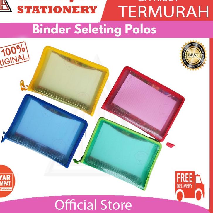 

↕8q Buruan Beli↕ Binder seleting campus polos transparan A5 warna warni 95 ❀
