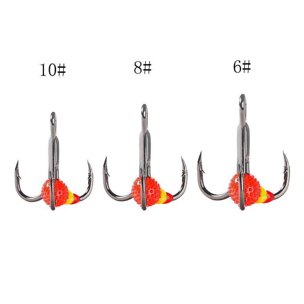 Preva 5PCS 6# 8# 10# Ice Kail Pancing Panas Musim Dingin6# 8# 10# Tackle Tools Telur Ikan
