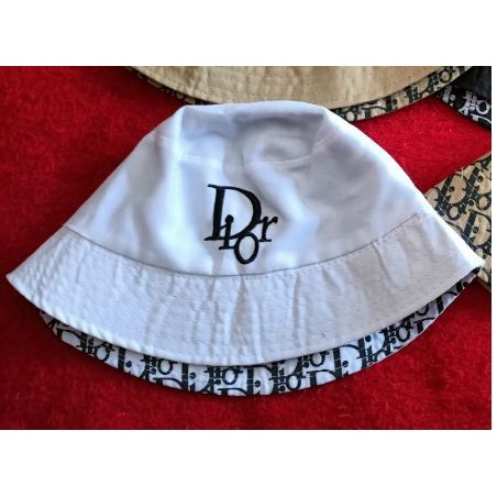 Topi Bucket Dewasa Bordir Dior -  Topi Bucket Hat DIor Import Premim - Topi dior Pria Wanita