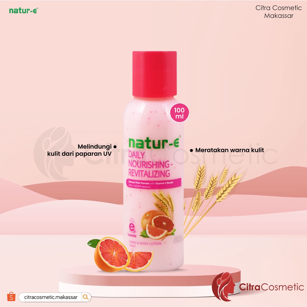 Natur-E Hand &amp; Body Lotion Revitalizing 100 Ml | 245 Ml