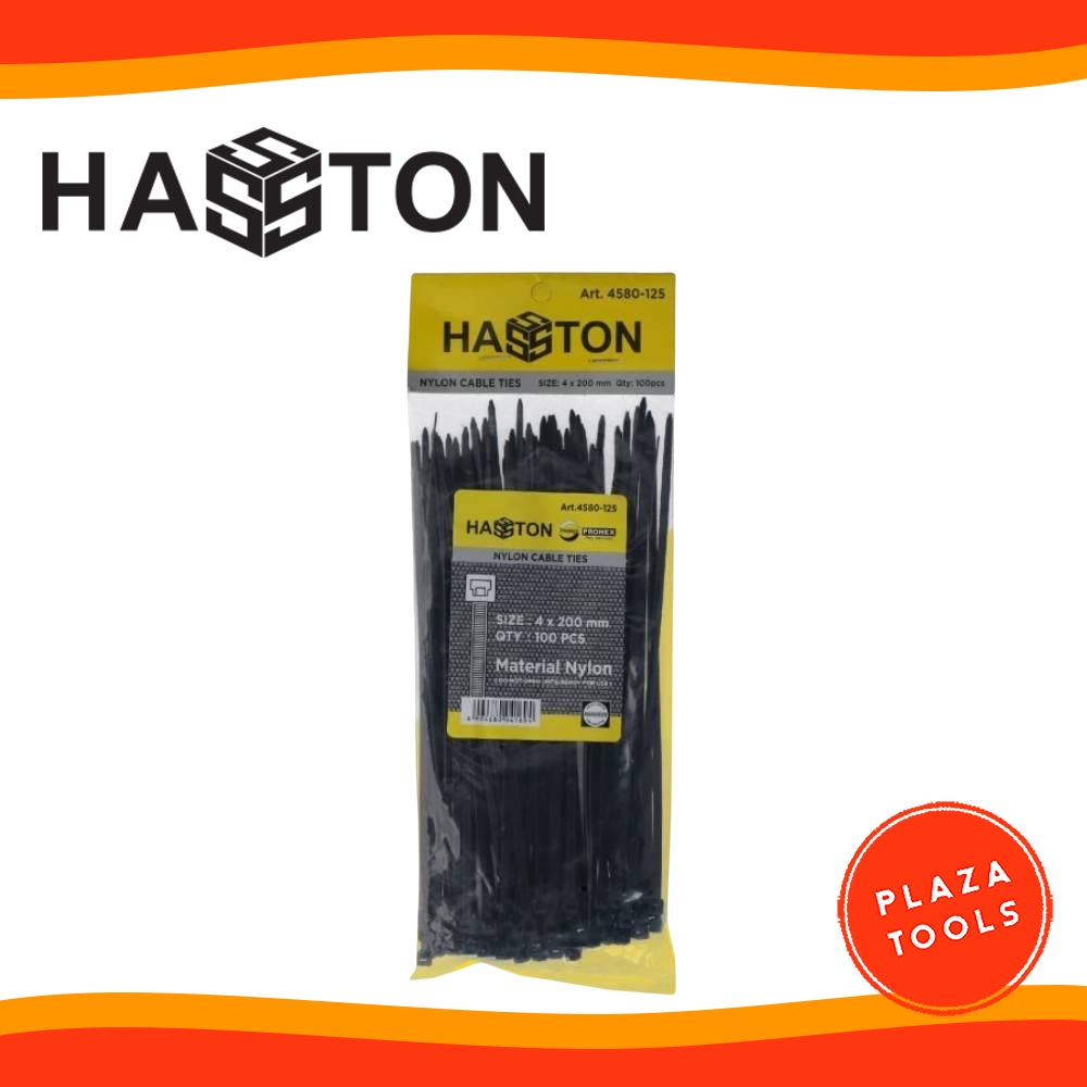 Jual Kabel Ties Cable Tie Hasston Prohex X Mm Putih Hitam Shopee