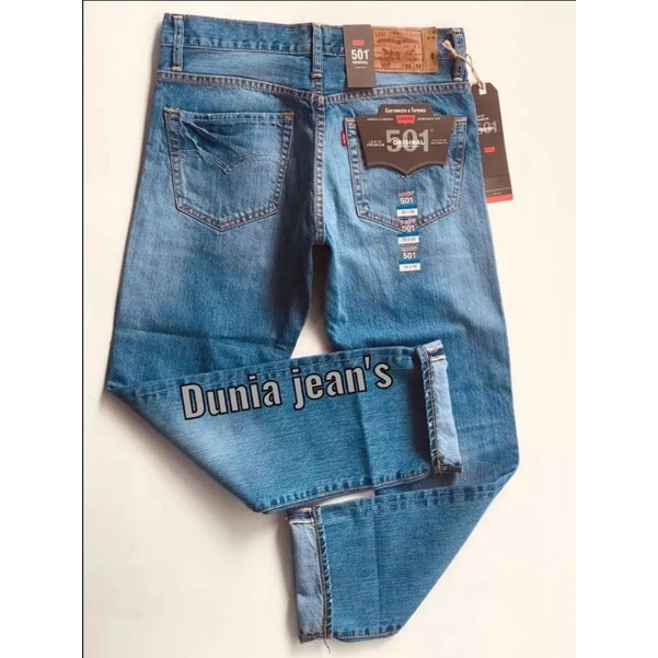 DJ //CELANA lvs BAHAN JEANS /CELANA PANJANG PRIA MASA KINI