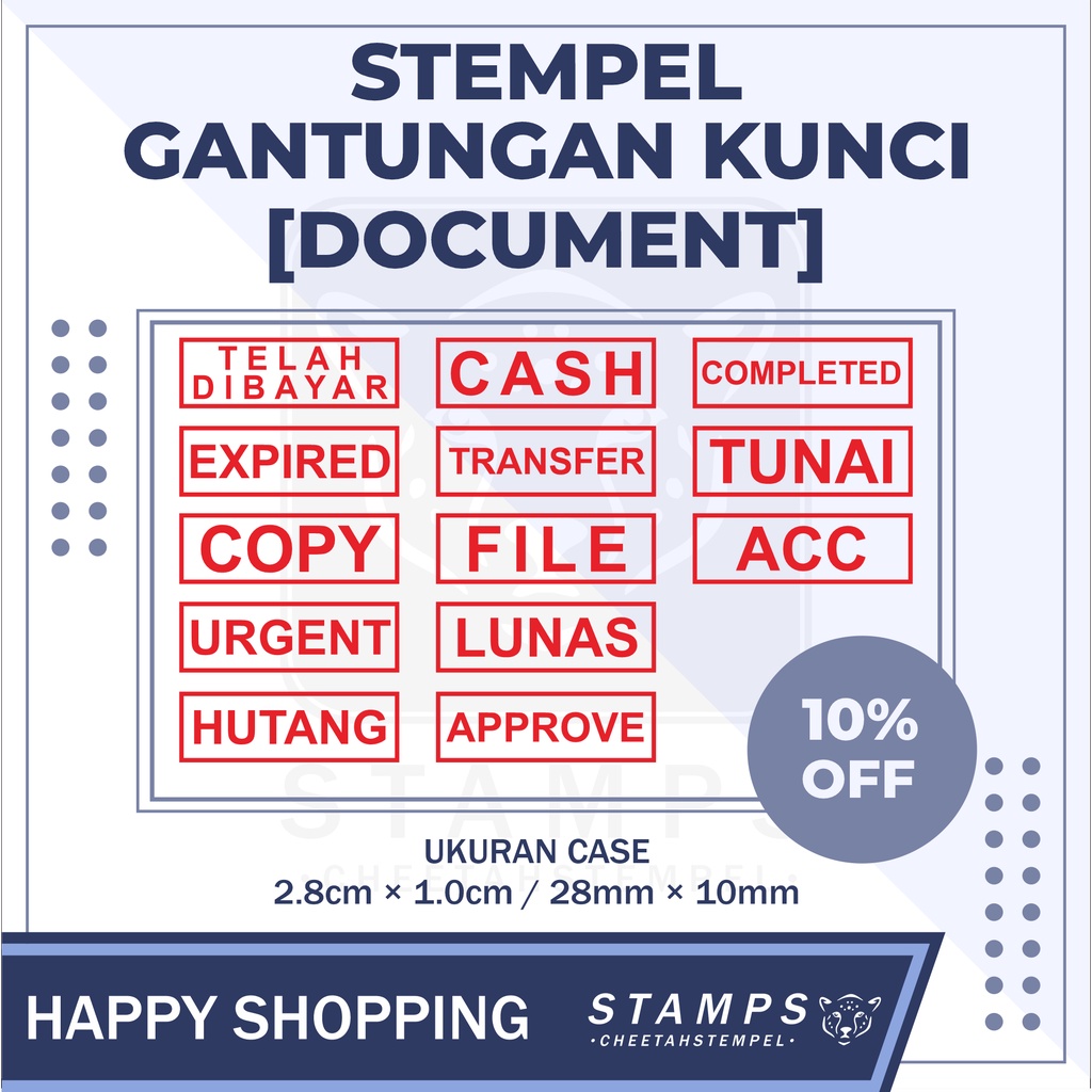 

STEMPEL APPROVE / RECEIVED, STEMPEL OTOMATIS, STEMPEL GANTUNGAN KUNCI