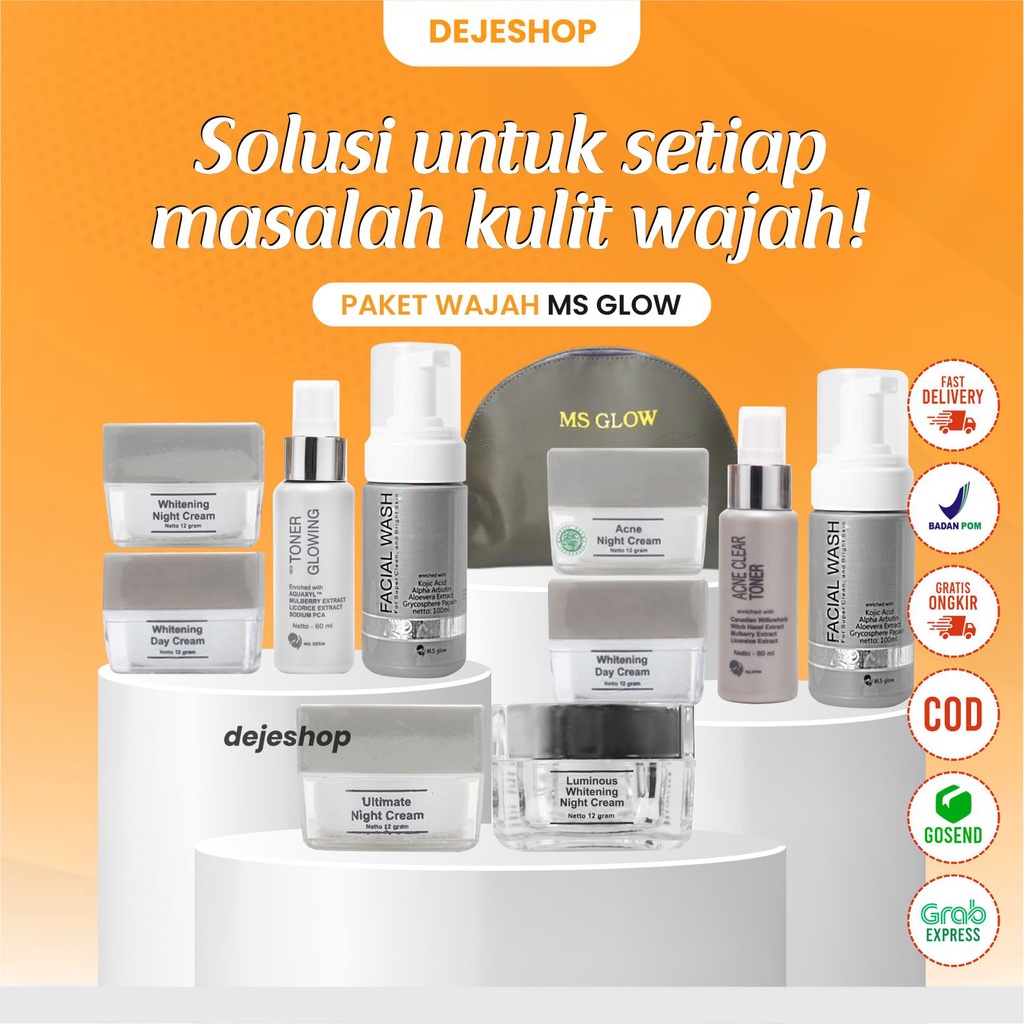 PAKET WAJAH MSGLOW