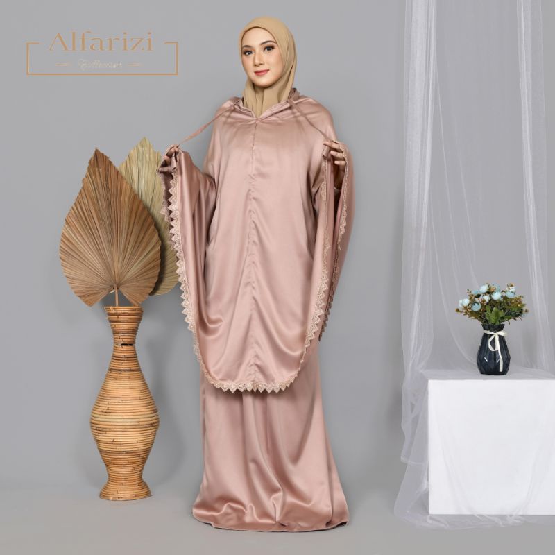 Mukena Dewasa Daily 2 in 1 KEYLA Katun Silk Jumbo