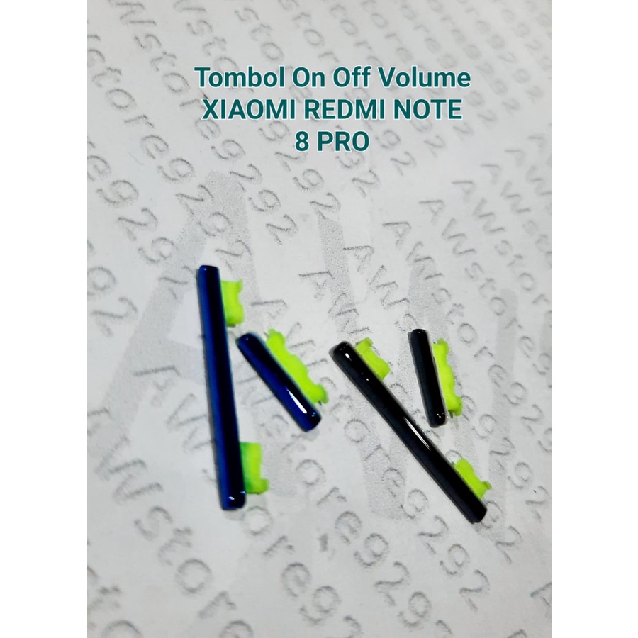 Tombol power on off dan volume luar XIAOMI REDMI NOTE 8 PRO