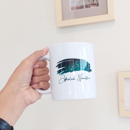 

Mug Custom Nama Logo Quotes / Mug Custom / Kado Ulang Tahun / Souvenir Seninar / Mug Custom Inisial