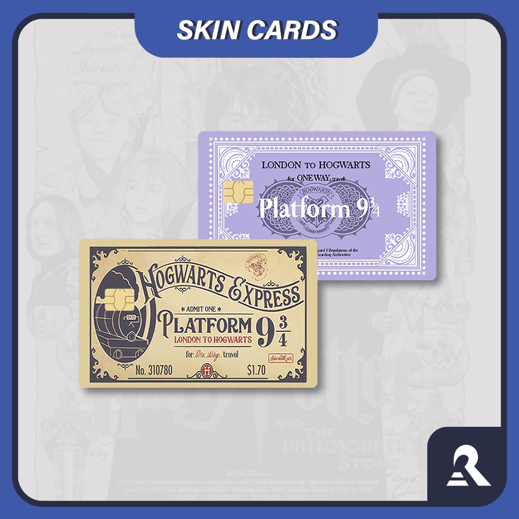 Harry Potter Version (Skin / Sticker Kartu ATM, Flazz, Debit/Kredit) Sticker ATM Murah  | Recude Car
