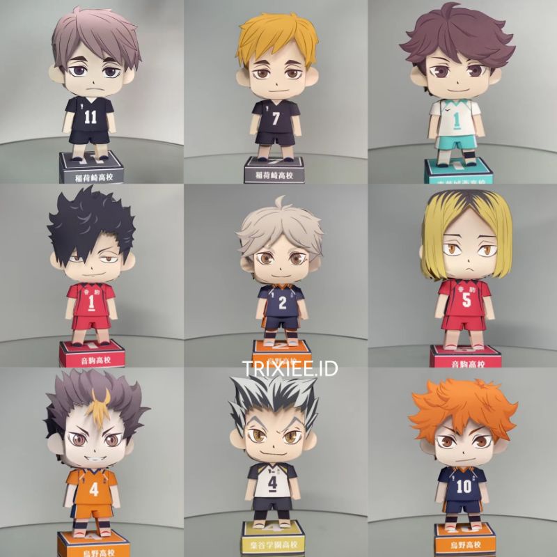 Jual Papercraft Haikyu! / action figure Haikyu! / versi jcube | Shopee ...