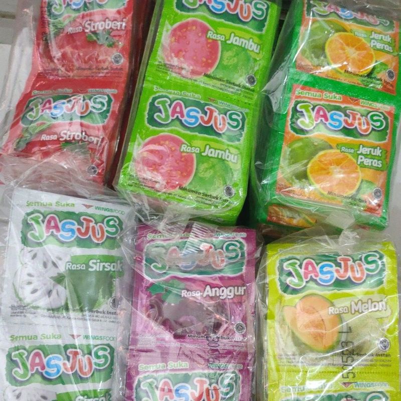 

Jas Jus Jasjus Bubuk 8G 1 Pak Isi 5 Renceng All Variant