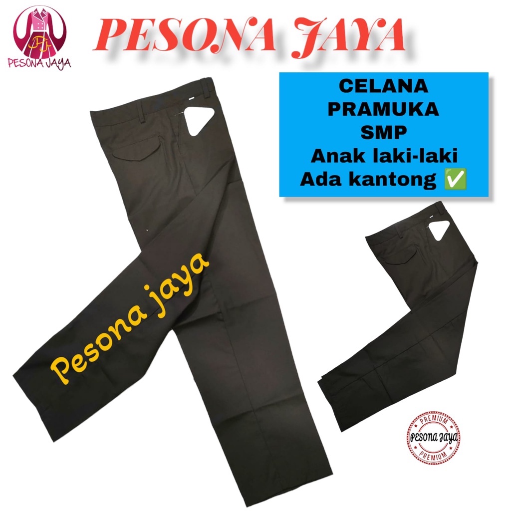 Celana Pramuka SMP Laki Laki Seragam Pramuka SMP Laki Laki Panjang