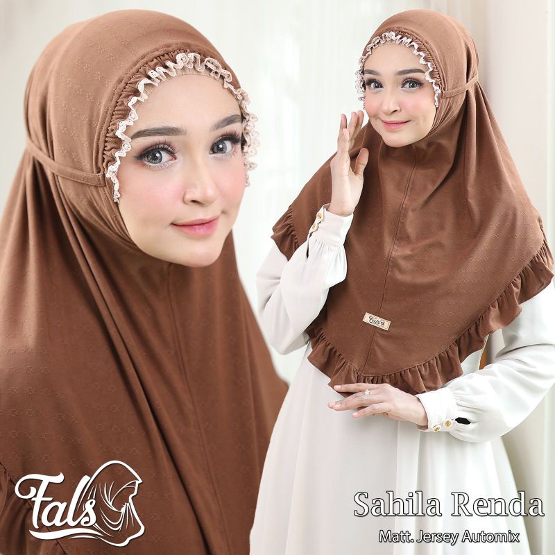 Bergo Instan Premium Sahila Renda Jersey Automix