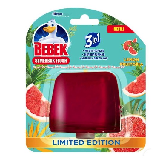 Bebek Semerbak Flush Refill 50ml Isi Ulang Pengharum Toilet Kloset Wc 3in1 Membersihkan Mengharumkan Menghilangkan Bau Pewangi Yang Gantungkan DiKloset Closet Duck