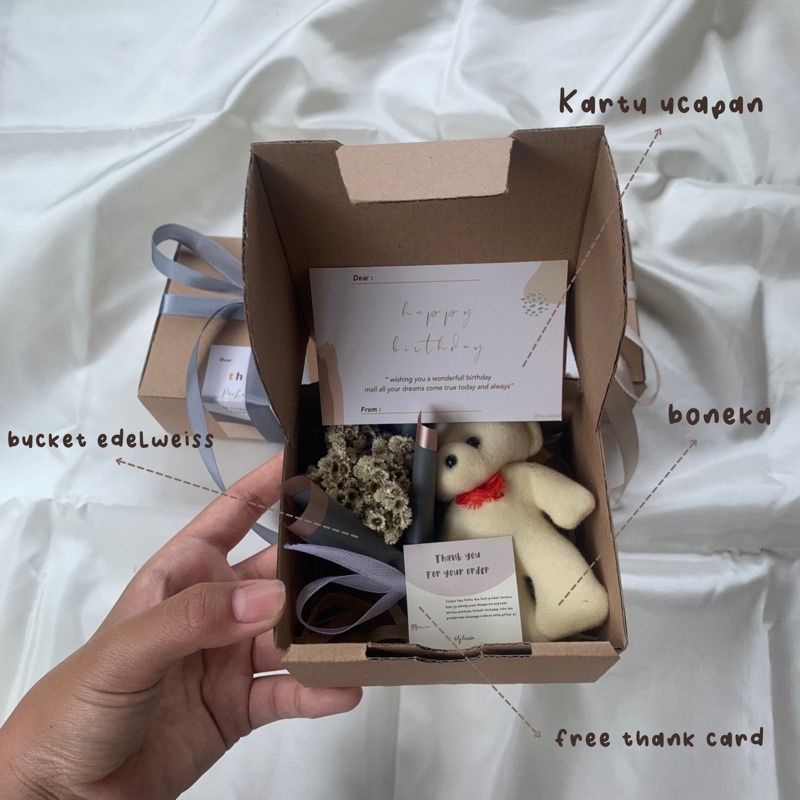 hampers boneka/mini gift kado natal