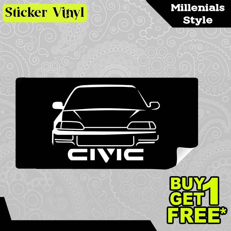 

Stiker Sticker Honda CIVIC Mobil Klasik Gambar Unik Desain Keren dan Kekinian Aesthetic Bahan Vinyl Satuan Anti Air