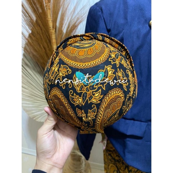 Set Baju Pager Bagus / Manggolo, Adat Jawa - Solo [Nuansa Navy]