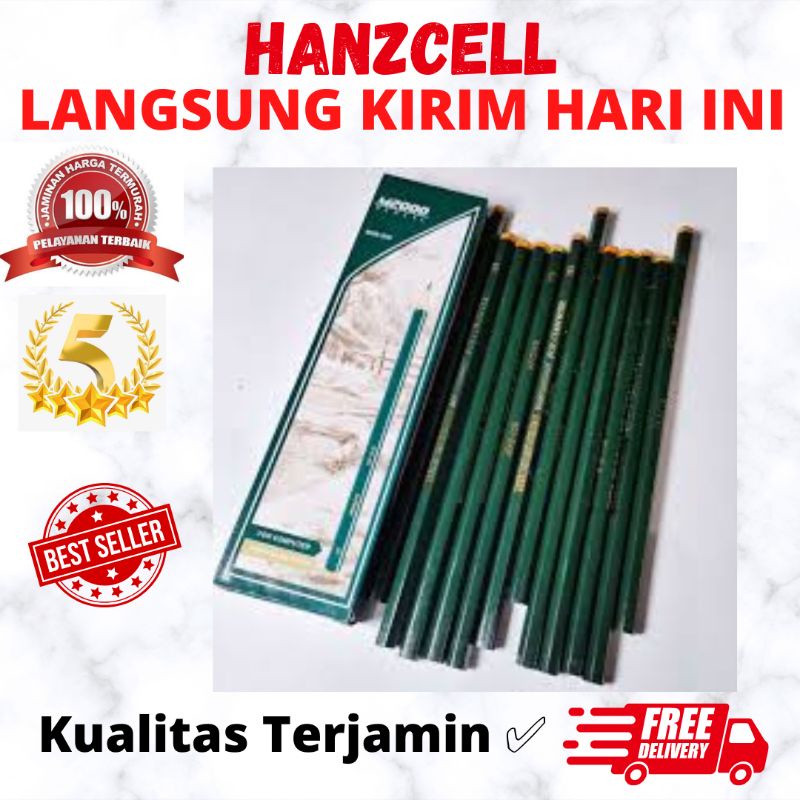 

1 pcs/ 1 biji 2B pensil M2000 type M2B-900 hijau murah meriah