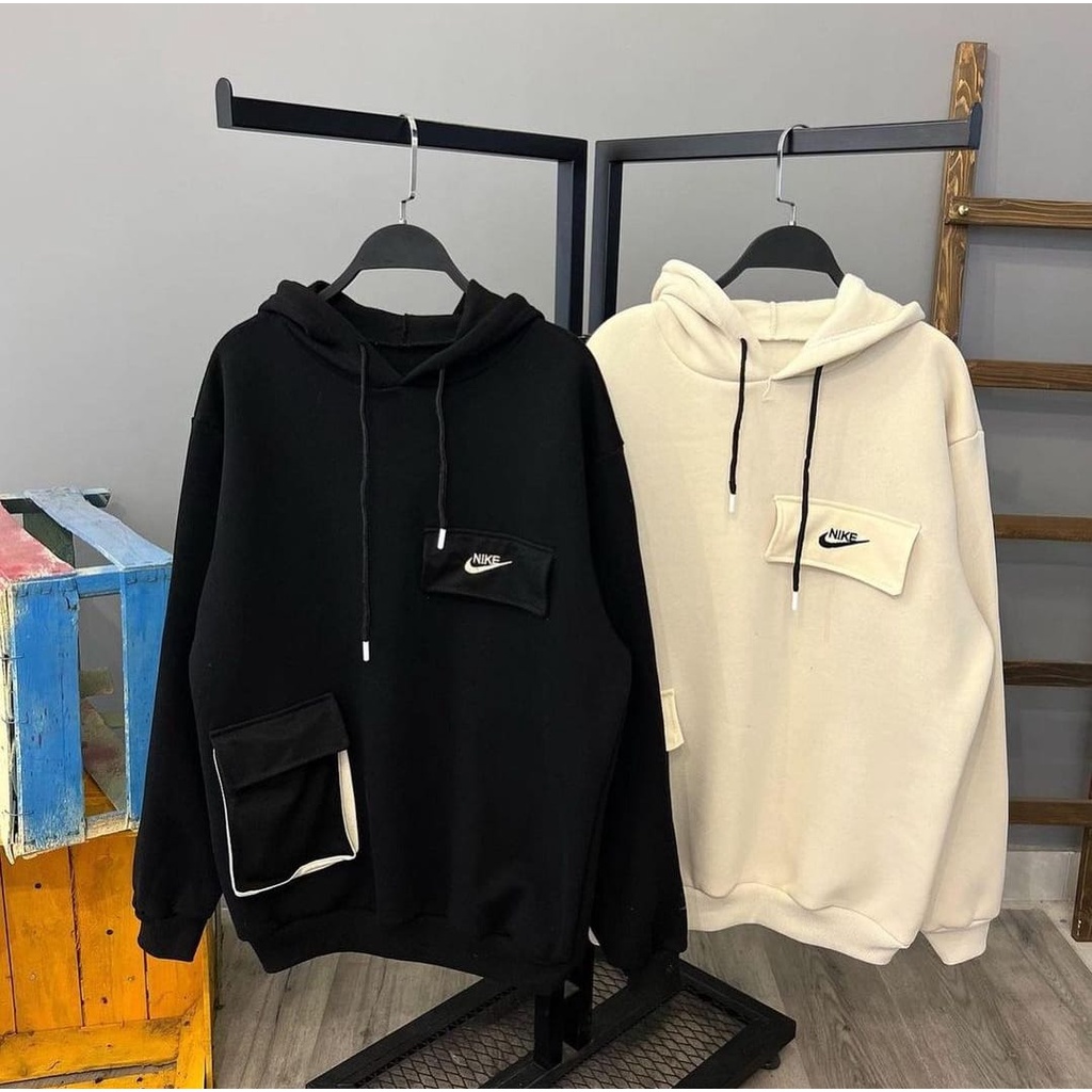 NIKE POCKET HOODIE SWEATER WANITA OVERSIZE / HOODIE WANITA / SWEATER OVERSIZE