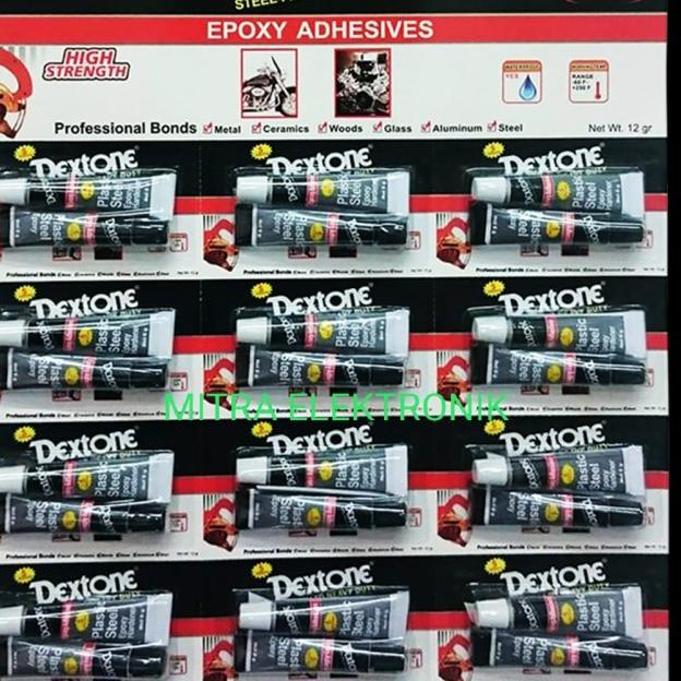 

Lem DEXTONE 5 menit hitam/ lem dextone 5 menit lembaran/ 1 lembar