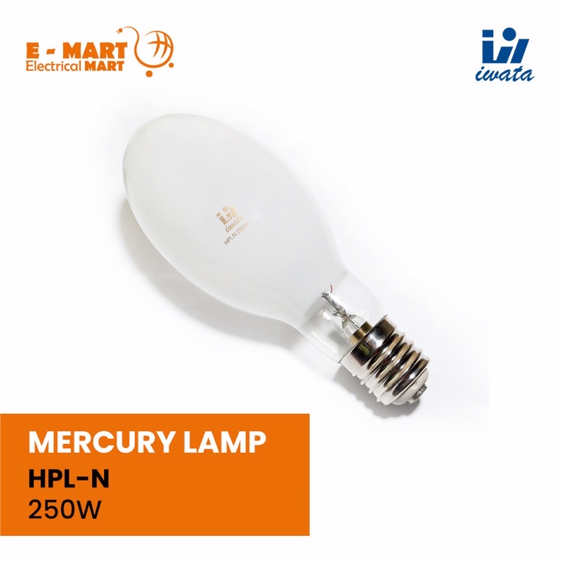 MERCURY LAMP HPL-N 250w PUTIH IWATA / LAMPU MERKURI HPL-N 250w IWATA