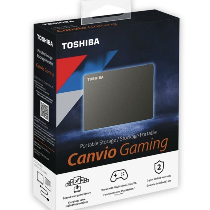 HDD EXTERNAL TOSHIBA CANVIO GAMING 4TB / HARDDISK 4 TB 2.5 USB 3.2 3.0 GARANSI RESMI