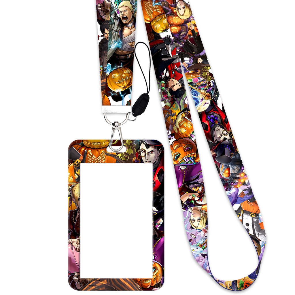 Tali Lanyard Handphone Desain Attack on Titan Untuk Halloween