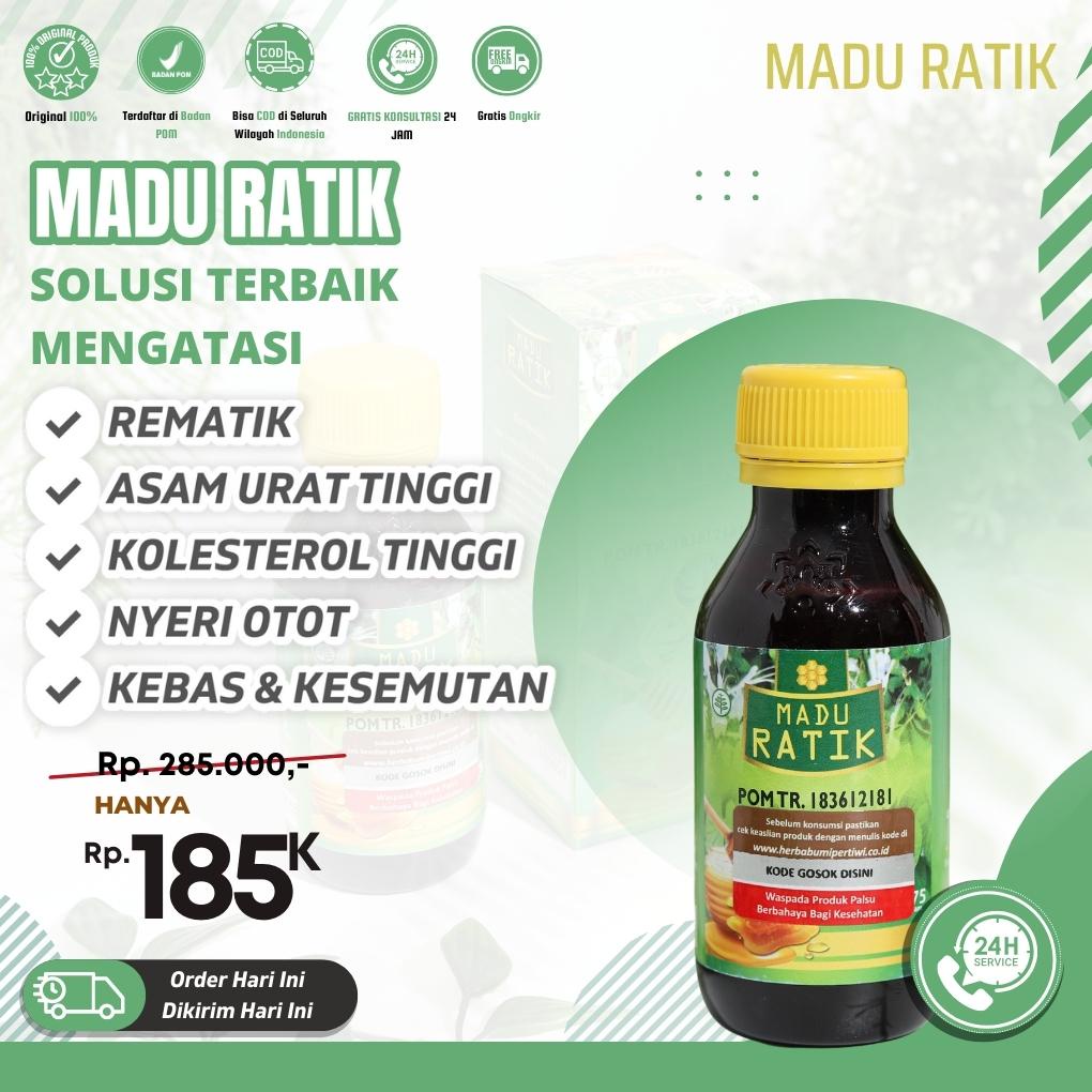 Madu Ratik Herbal - Atasi Nyeri Sendi dan Sakit Pinggang obat Herbal BPOM 100% Original